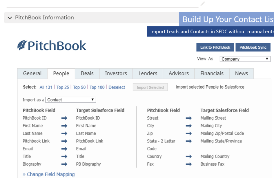 Integrating PitchBook with Salesforce. Pitchbook Salesforce. Pitchbook Salesforce integration