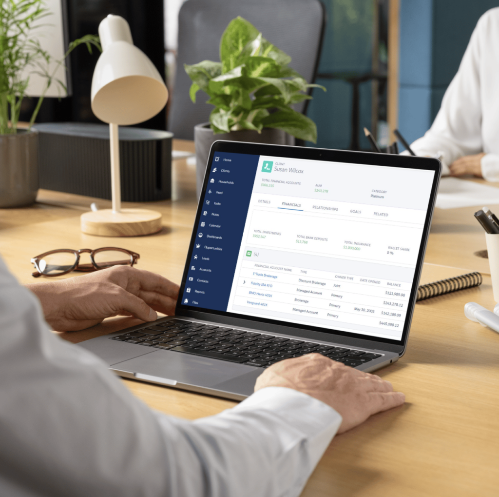 Envestnet Salesforce Integration Financial Advisors