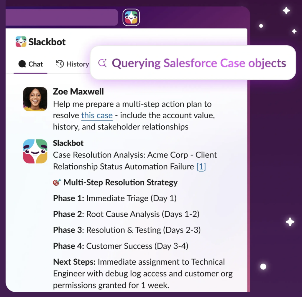 Slackbot Querying Salesforce Case Objects_Navirum